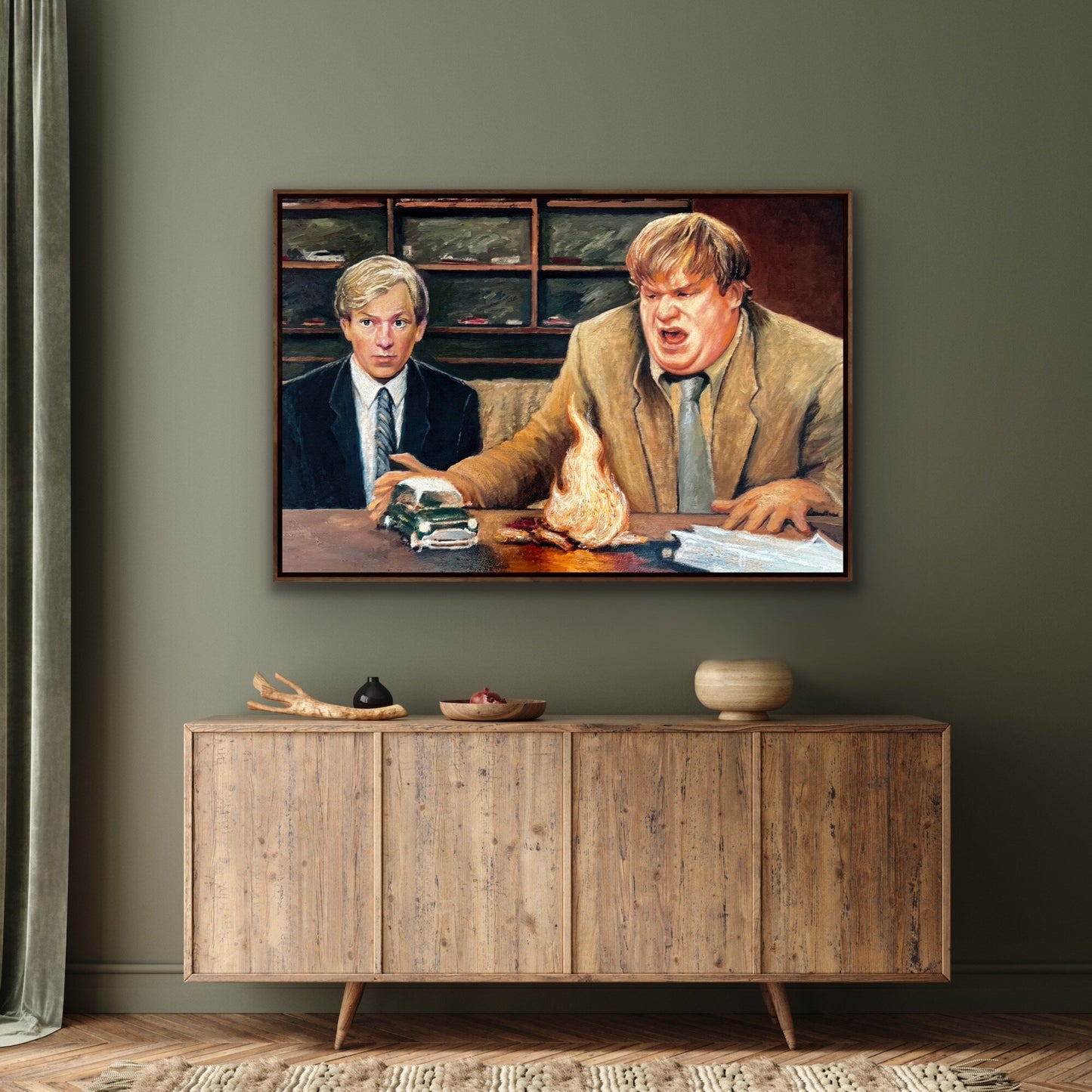 In Comes the Meat Wagon - Tommy Boy Art Print - Signed