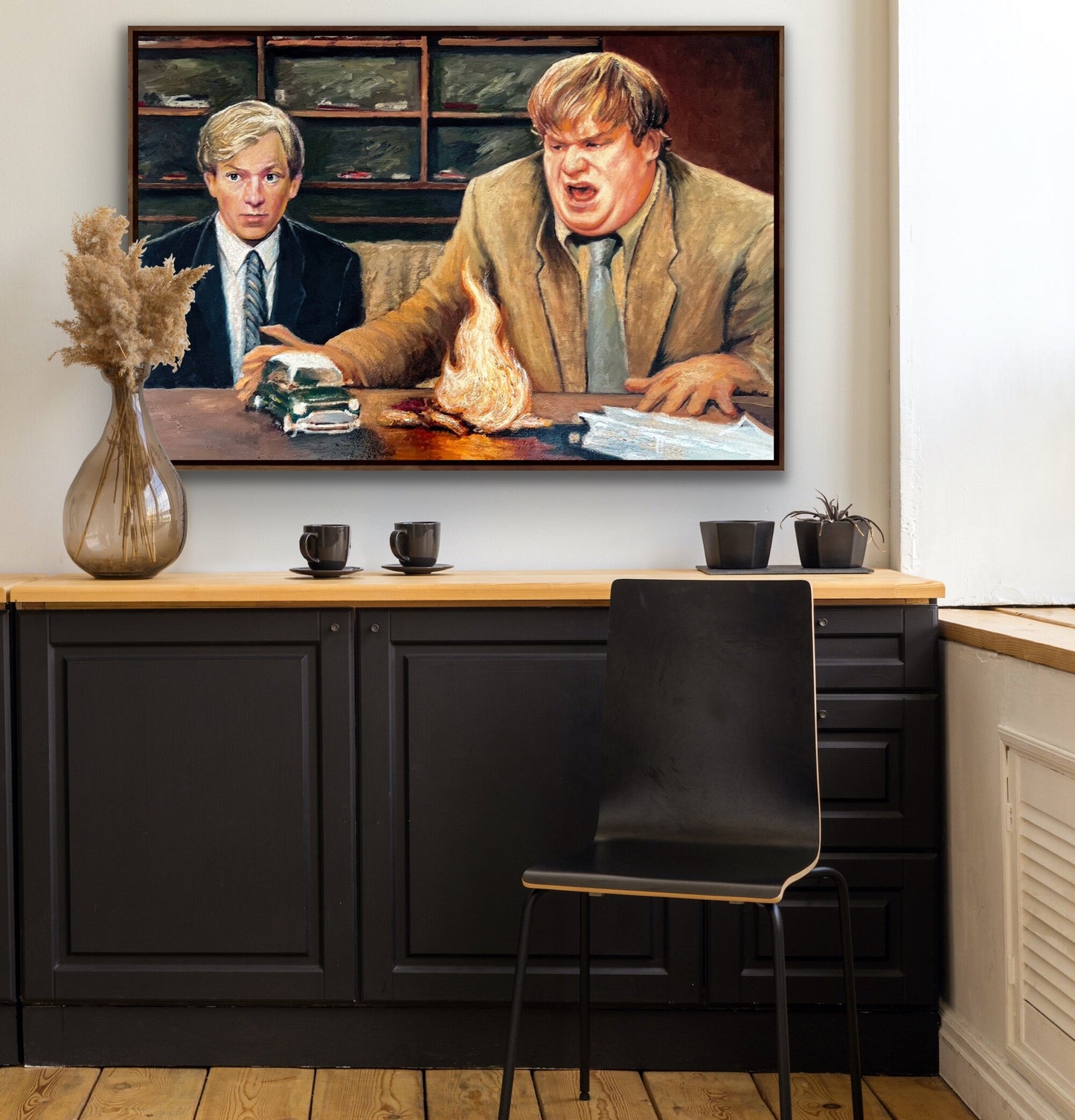 In Comes the Meat Wagon - Tommy Boy Art Print - Signed