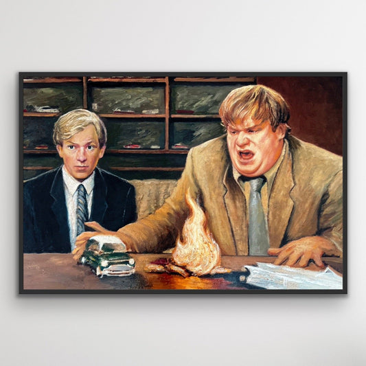 In Comes the Meat Wagon - Tommy Boy Art Print - Signed