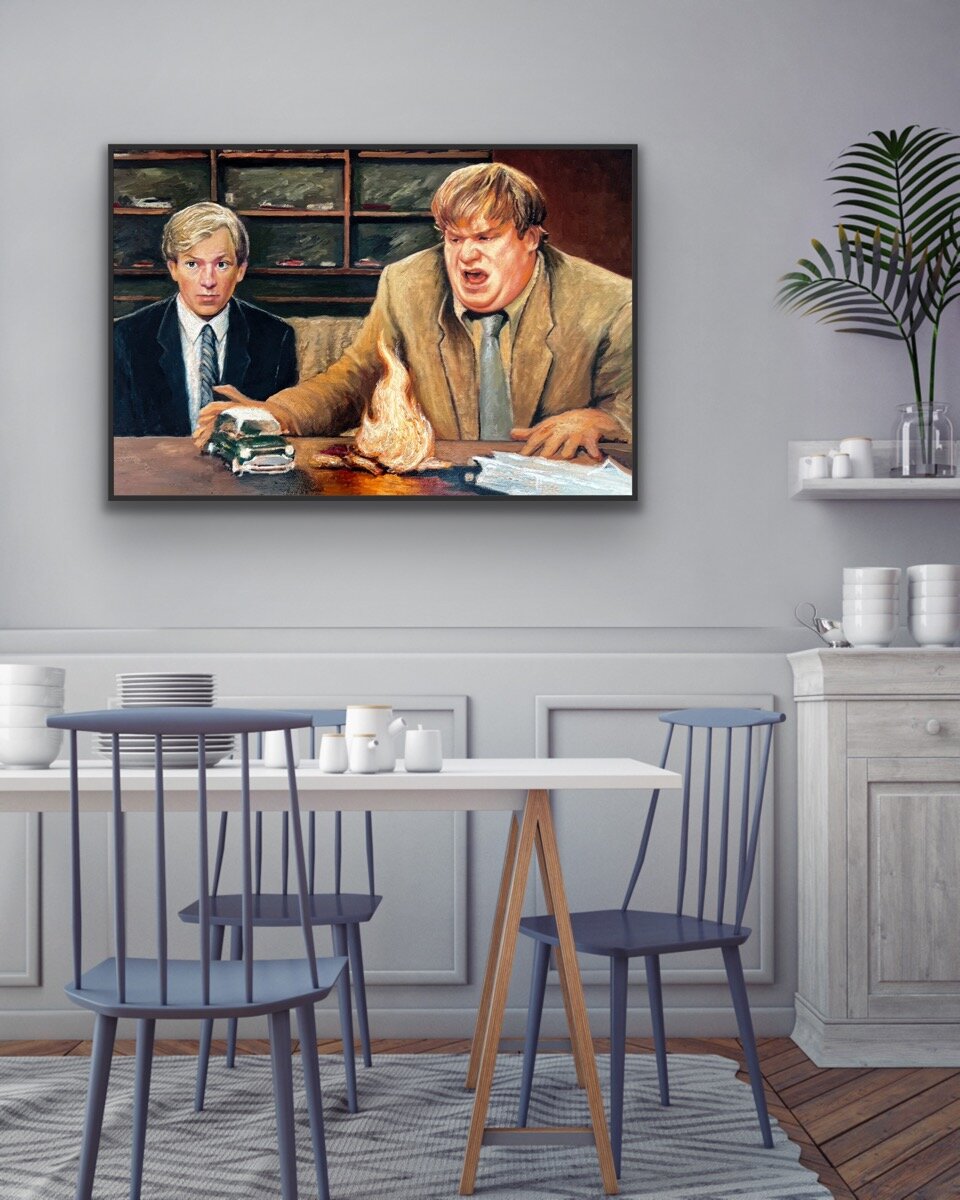 In Comes the Meat Wagon - Tommy Boy Art Print - Signed