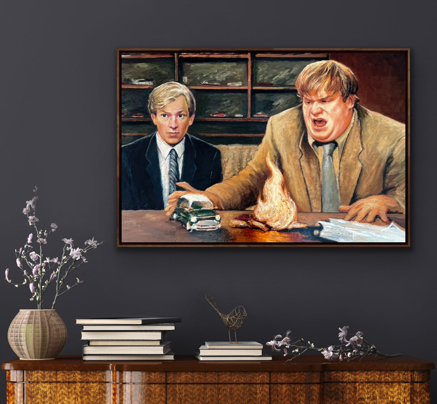 In Comes the Meat Wagon - Tommy Boy Art Print - Signed