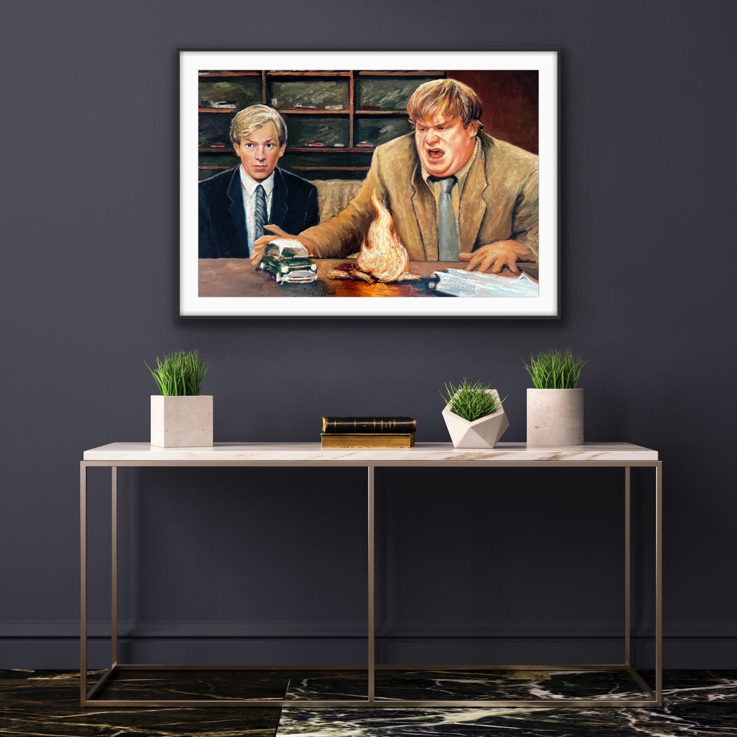 In Comes the Meat Wagon - Tommy Boy Art Print - Signed