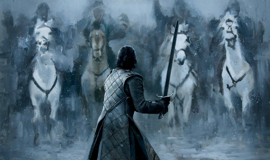 King in the North - Game of Thrones - Jon Snow Art Print