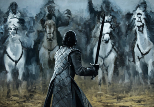King in the North - Game of Thrones - Jon Snow Art Print