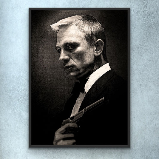 007 Daniel Craig Print