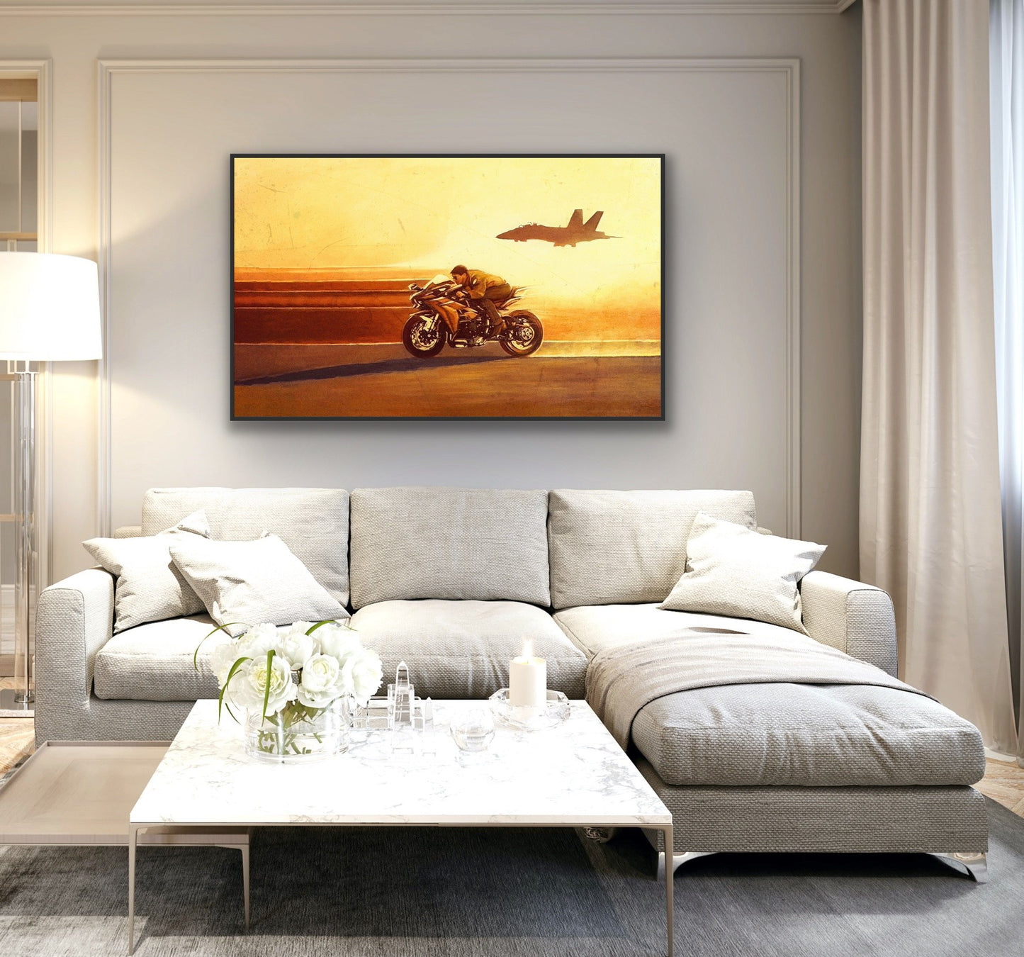 TOP GUN MAVERICK PAINTING - It's time to let go