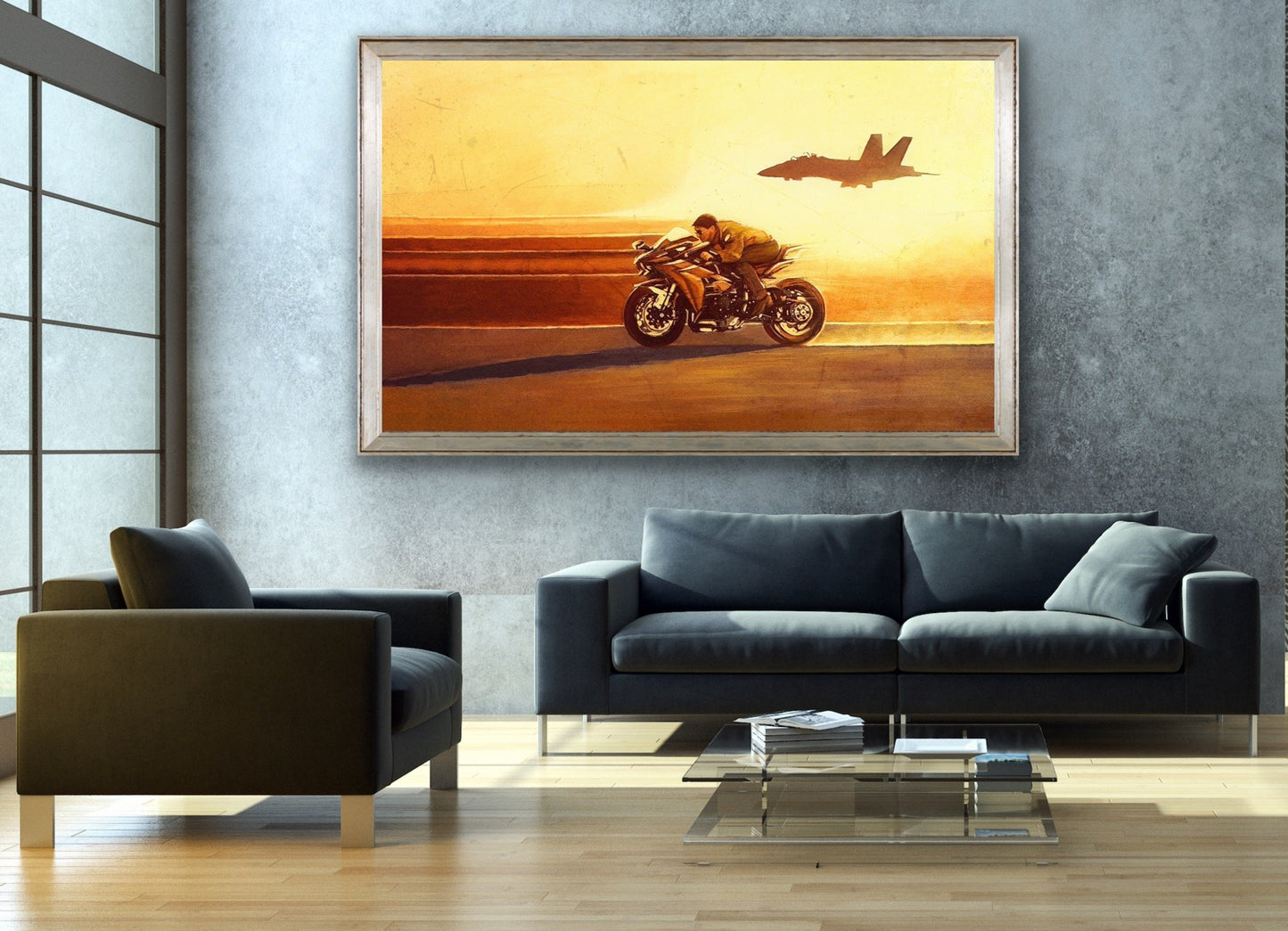 TOP GUN MAVERICK PAINTING - It's time to let go