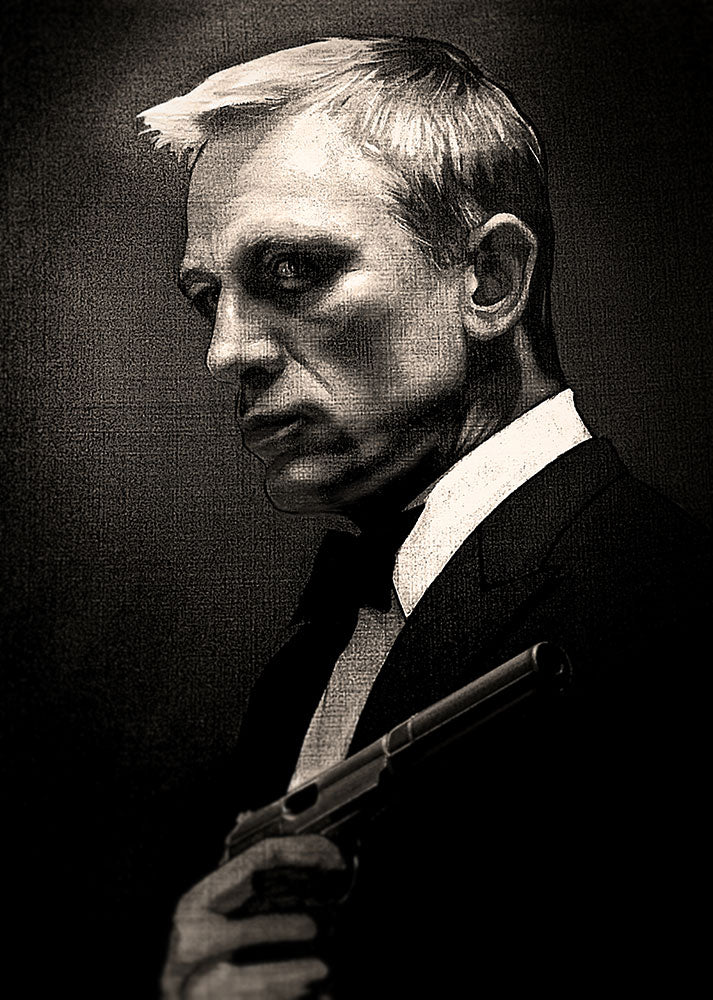 007 Daniel Craig Print