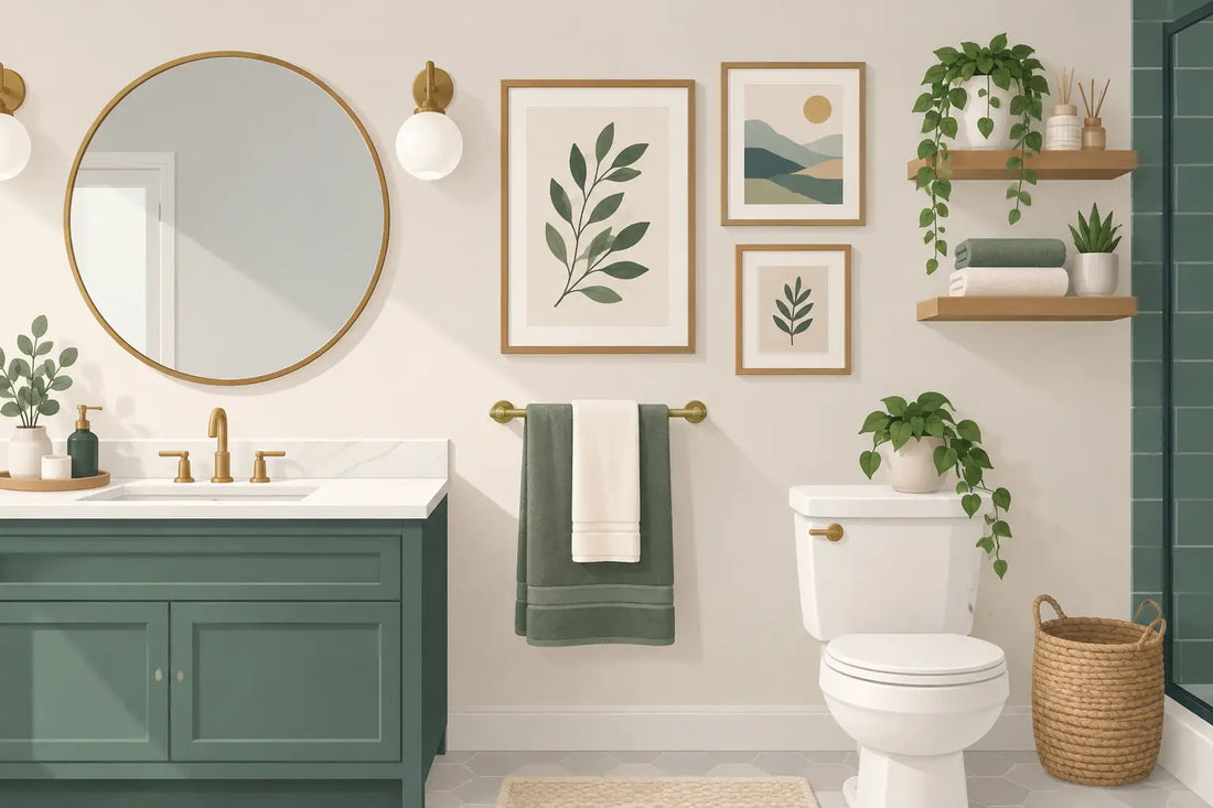 Bathroom Decor That Earns Its Wall Space