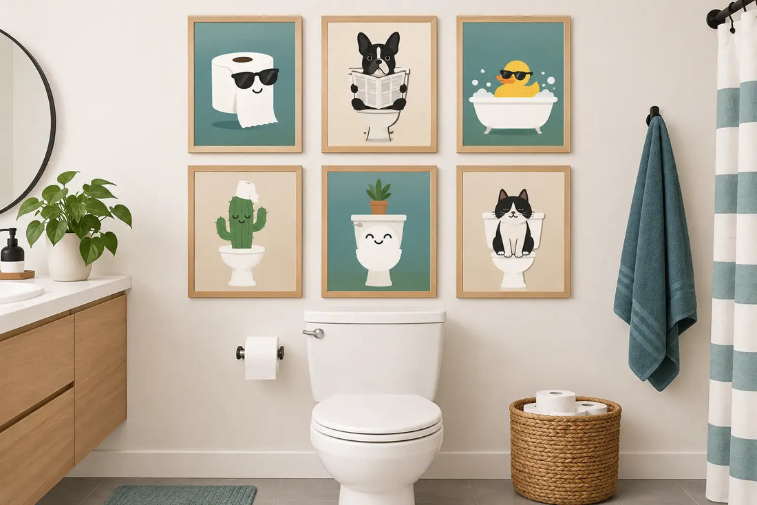 12 Best Bathroom Humor Prints That Actually Work
