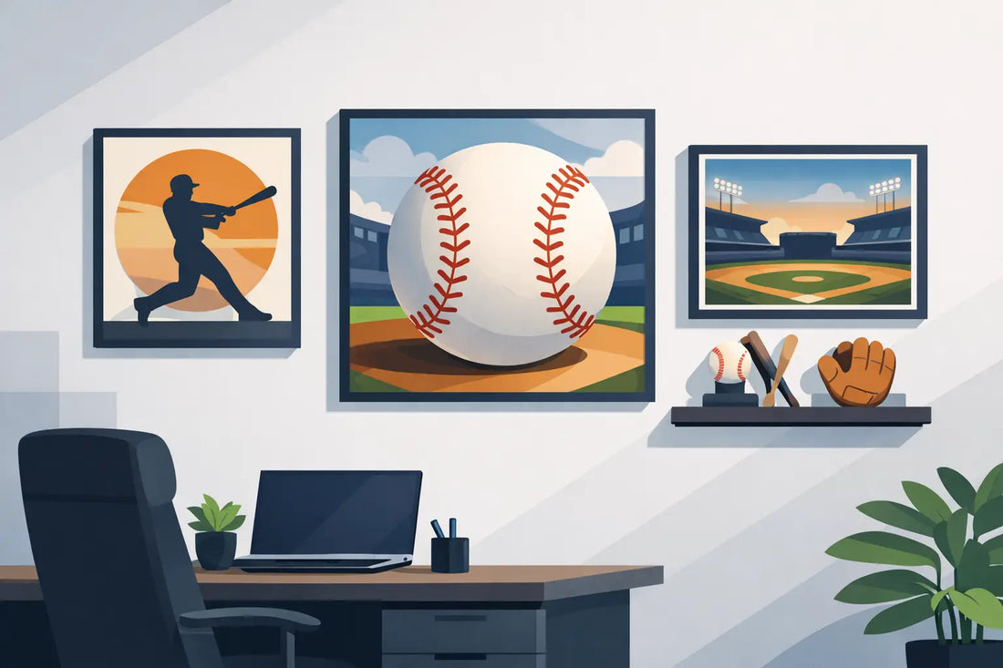 Baseball Office Wall Art That Actually Works