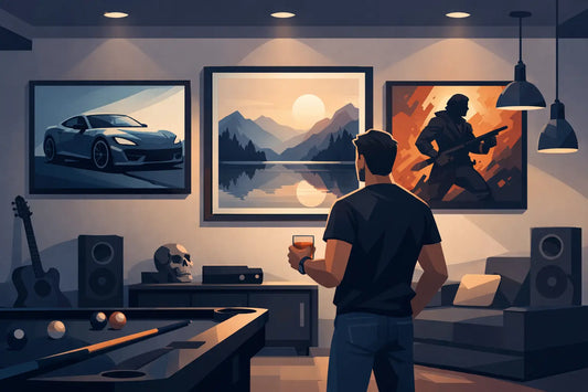 Man Cave Fine Art That Actually Looks Good