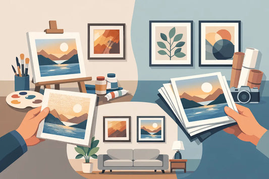 Original Art vs Prints: What Belongs on Your Wall