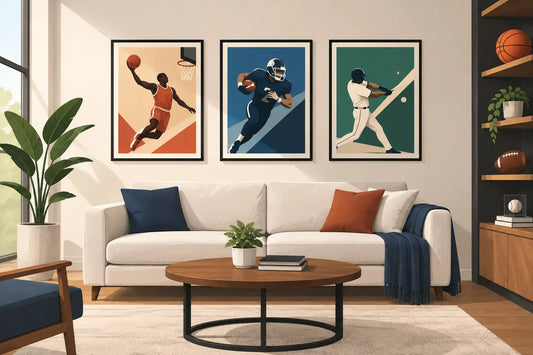 Sports Artwork That Makes a Room Feel Like Yours