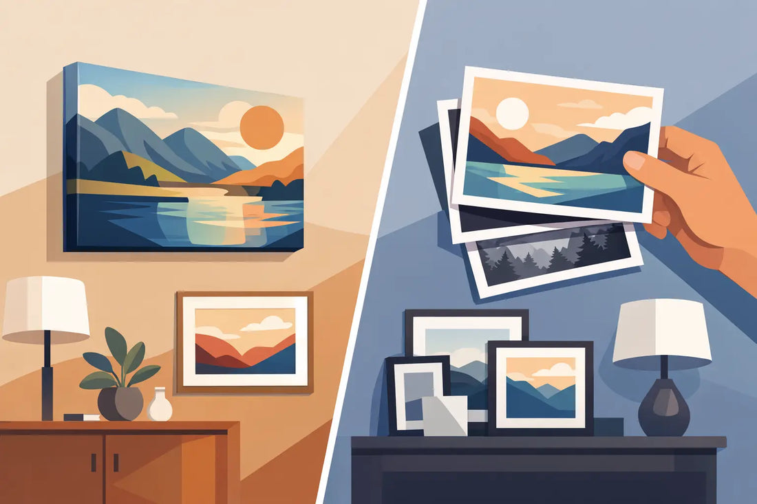 Canvas vs Paper Prints: Which Belongs on Your Wall?
