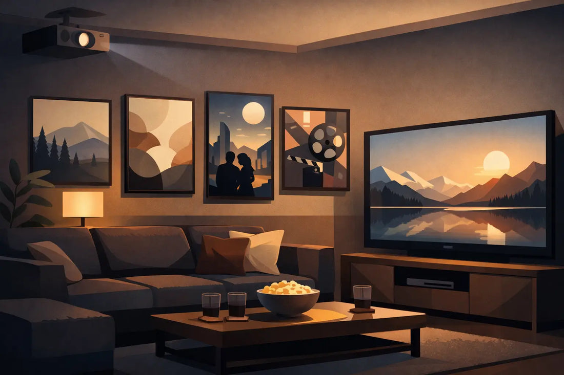 Best Movie Room Art That Doesn’t Feel Like a Poster