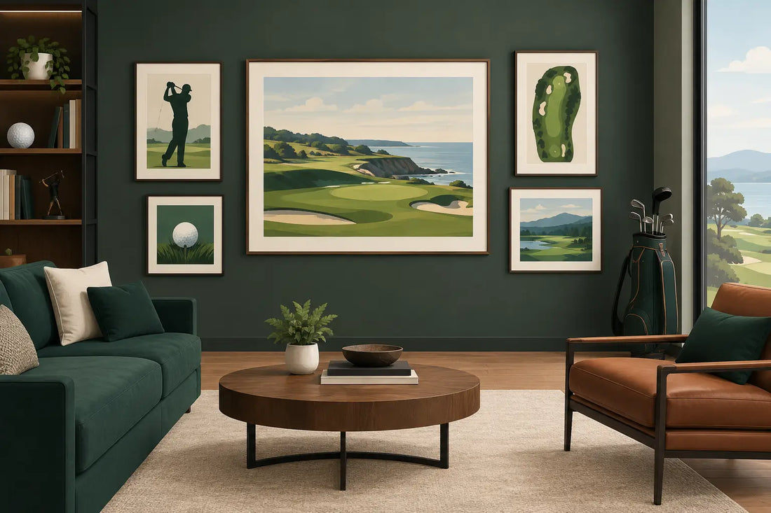 Best Art for Golf Rooms Beyond the Flag Wall