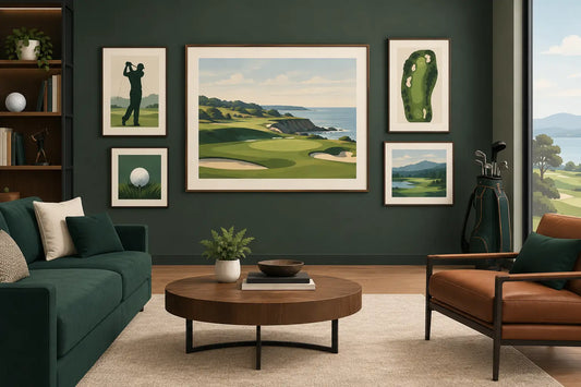 Best Art for Golf Rooms Beyond the Flag Wall