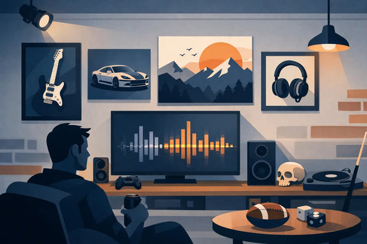 Man Cave Wall Art Guide for a Room With a Pulse