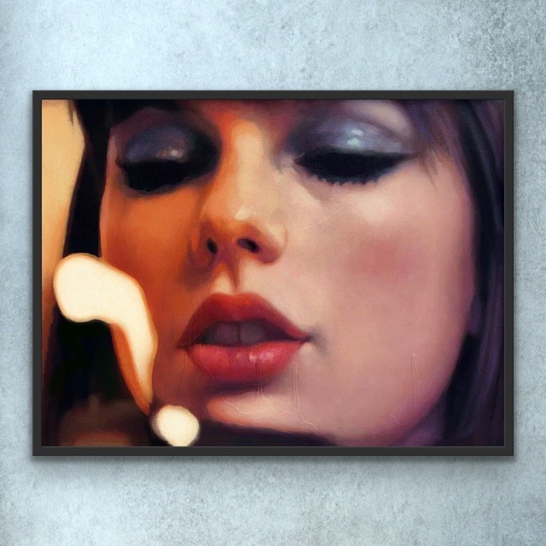 Midnights - Taylor Swift Oil Painting Print