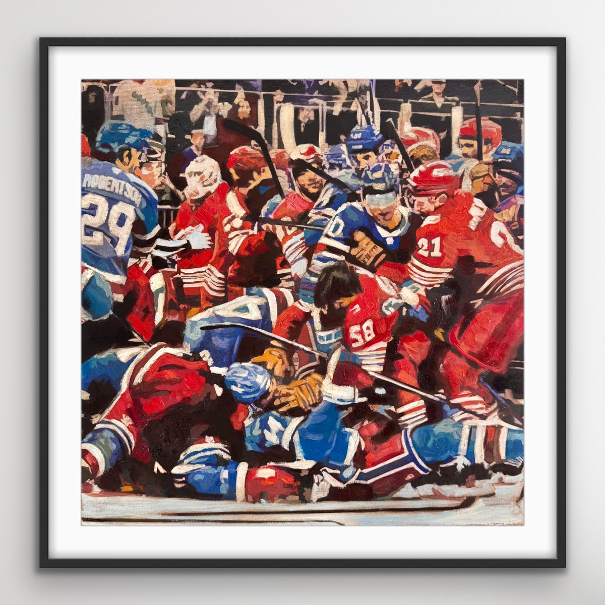 Redwings/Rangers Brawl