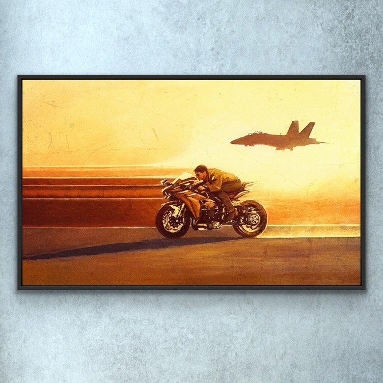 TOP GUN MAVERICK PAINTING - It's time to let go