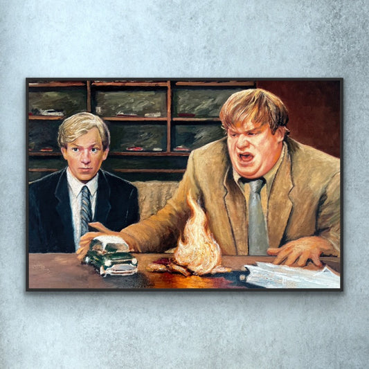 In Comes the Meat Wagon - Tommy Boy Art Print - Signed