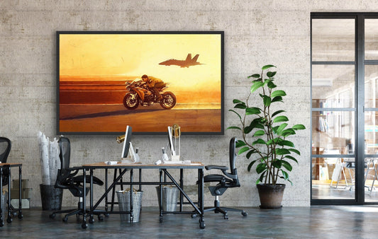 TOP GUN MAVERICK PAINTING - It's time to let go