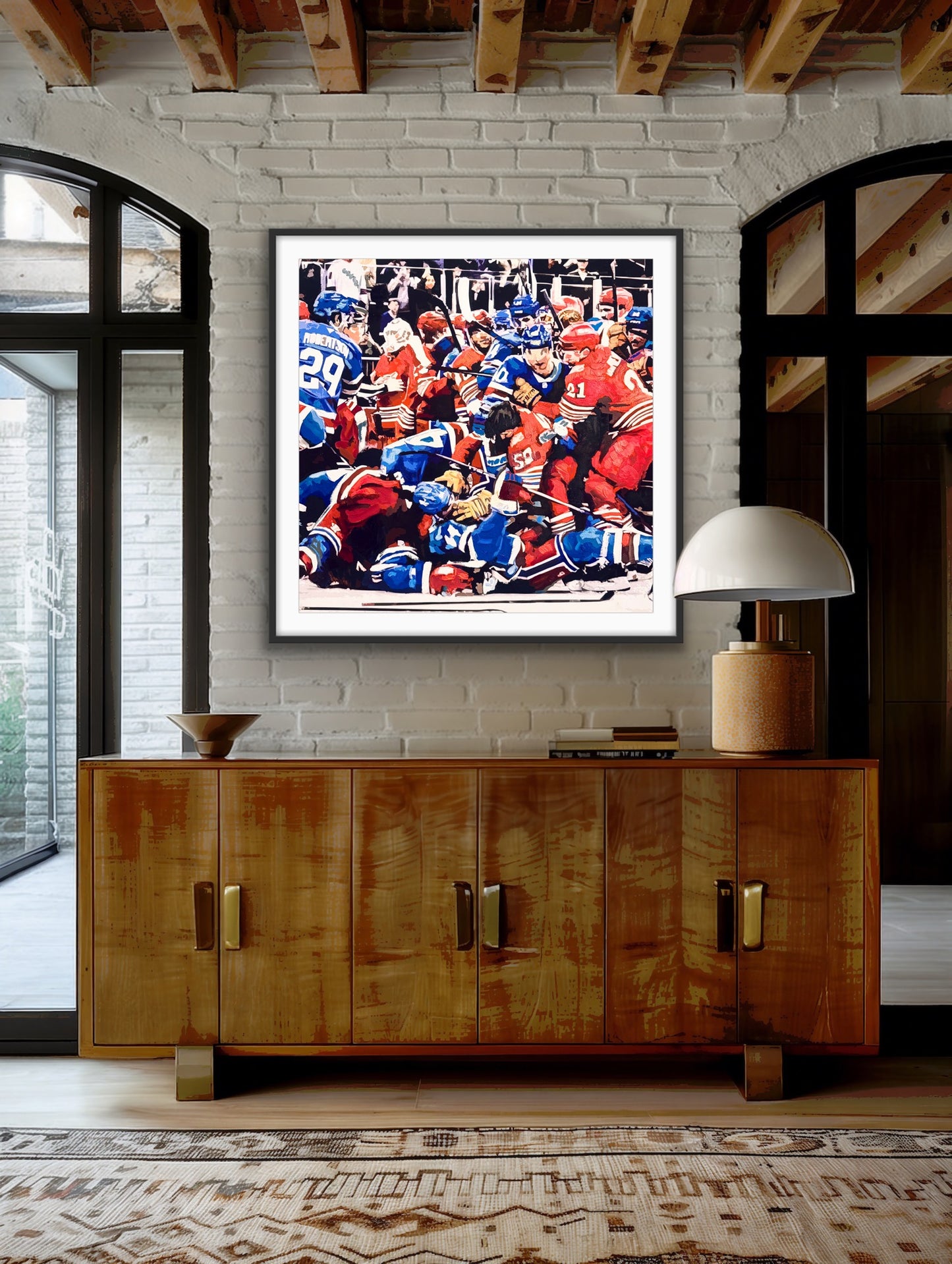 Redwings/Rangers Brawl