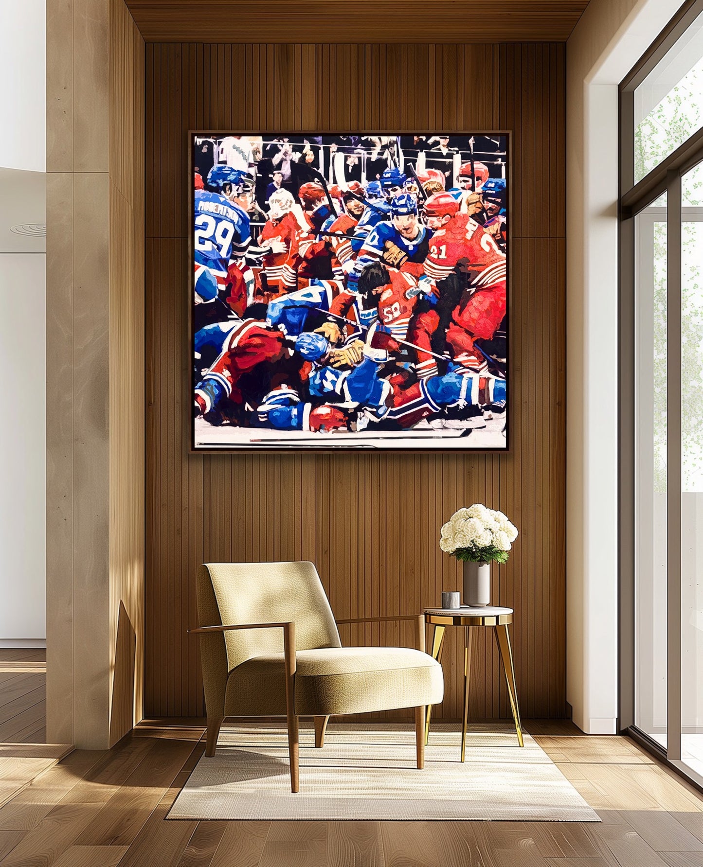 Redwings/Rangers Brawl