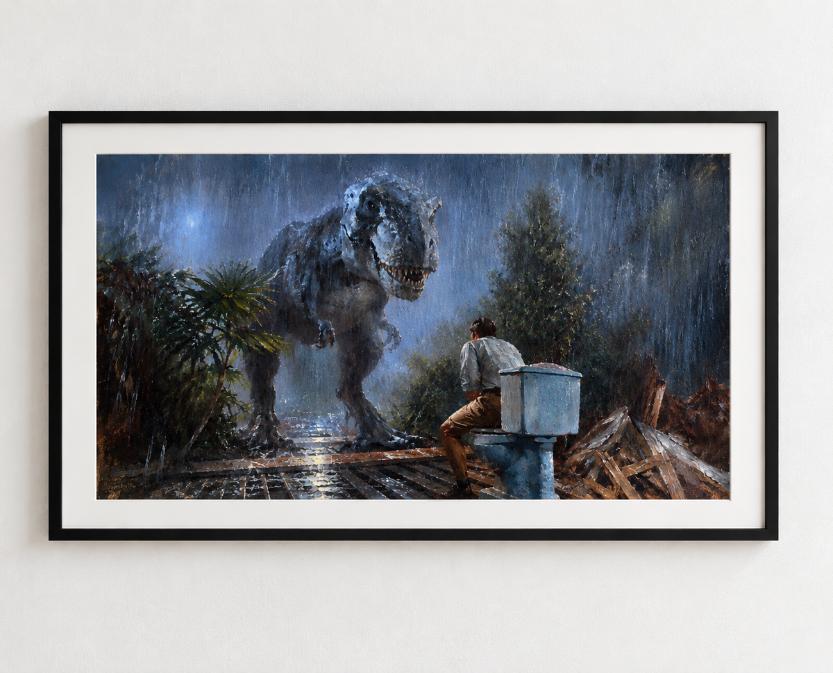 When you gotta go...Jurassic Park