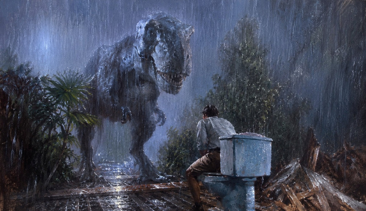 When you gotta go...Jurassic Park